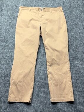 BLUFFWORKS Pants Chino 38X30 Khaki Tailored Fit Performance Made in USA